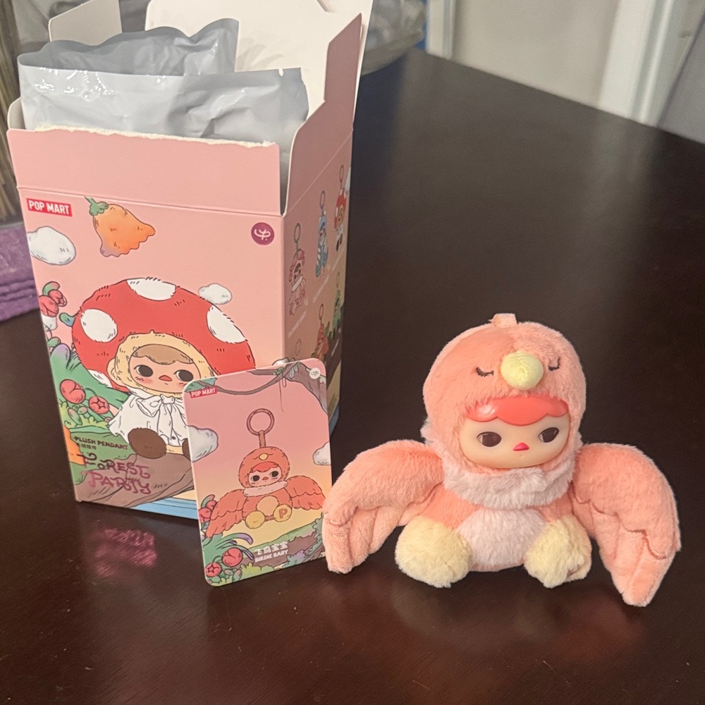 Pop Mart Pucky Forest Party Birdie Baby Plush Pendant